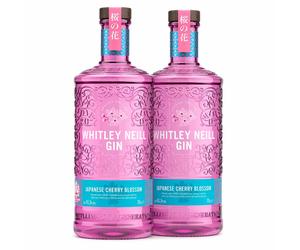 Pack of 2 Whitley Neill Japanese Cherry Blossom Gin 70cl