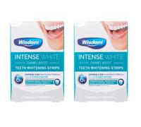 Wisdom Intense White Enamel Boost Teeth Whitening Strips 6 Shades Whiter