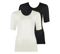 Pack of 2 Women's Thermal Vests Underwear of Cotton Wool Blend 8010810 Sangora