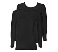 Pack of 2 Women's Thermal Vests Underwear of Cotton Wool Blend 8010830 Sangora