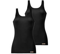 Pack of 2 Women's Vest earth by comazo earth 10130279101 10-20 Black or White