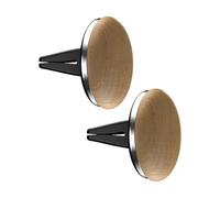 Pack of 2 Wood Air Freshener Perfumes Scent Diffuser Air Vent Mount Fragrances Essential Oil Diffuser Fragrances Dispenser Car Outlet Scent Owner