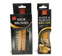 Pack Of 2 Wooden shoe Brush And Suede & Nubuck Brush For Restore To Original By Aliahs_best247