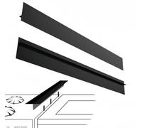 Pack of 2 Worktop Connection Rail for Kitchens Kitchen Top Worktop Gap Filler Joint Strip Worktop End Strip Kitchen Worktop Sealing Tape Worktop Connection