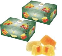 Pack of 2 x 300g Berry Fruits Jewels Sweet Hamper - Assorted Individually Wrapped Fruit Jelly Sweets Gift Box. Christmas Hamper for Secret Santa Gift, Stockings or Party Bag Fillers