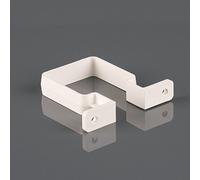 Pack of 2 x Brett Martin Squarestyle Downpipe Bracket Clip Fixing BR507W WHITE
