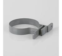 Pack of 2 x BS407G Grey Brett Martin 110mm Soil 2 Screw clamp/Strap/Bracket/Fixing