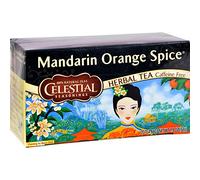 Pack of 2 x Celestial Seasonings Herbal Tea - Mandarin Orange Spice - 20 Bags