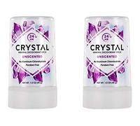 Pack of 2 x Crystal Body Deodorant Travel Stick - 1.5 oz