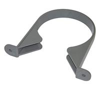 Pack of 2 x FloPlast SP82G 110mm Grey Pipe Clips