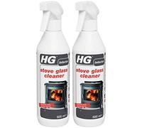 Pack of 2 x Hg Stove Glass Cleaner 500ml