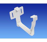Pack of 2 X OSMA White 111mm Gutter Support Bracket for Stormline Ogee Gutter System 8T819W