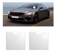 Pack of 2 x Self-Adhesive Windscreen Parking Permit Holders - Sticky Clear Car Permit and Ticket Holders for Car, Van, or Caravan Tax Disc holder 10.5 x 10.5 cm