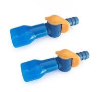 Pack of 2 x Straight Hydration Pack Bite Valves Replacement Drinking Mouthpiece