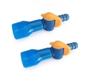 Pack of 2 x Straight Hydration Pack Bite Valves Replacement Drinking Mouthpiece