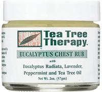 Pack of 2 x Tea Tree Therapy Eucalyptus Chest Rub Eucalyptus Australiana Lavender Peppermint and Tea Tree Oil - 2 oz
