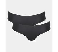 Pack of 2 Zero Microfibre Shorts Black
