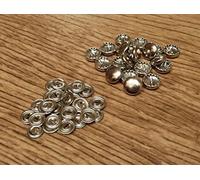 Pack of 20 11mm Self Cover Metal Buttons