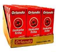 Pack of 20-350g Tomato Sauce Orlando Tomate Frito Sofrito Fritos Base Fritos Smooth Pasta Sauce Gluten Free & Vegan