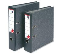 (Pack of 20) 5 Star Office Lever Arch File 70mm A4 Cloudy Grey