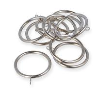 Pack Of 20-50mm Chrome Curtain Rod Eyelet Rings
