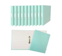 Pack of 20 A4 Pastel Green Paper Over Board Ring Binder by Janrax