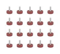 Pack Of 20 Adjustable Height Strong Not Slip Protector Noise Reducing Furniture Leveling Pad For Hardwoods Tile Concrete Noise Reducing Furniture Glides