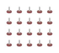 Pack Of 20 Adjustable Height Strong Not Slip Protector Noise Reducing Furniture Leveling Pad For Hardwoods Tile Concrete Not Slip Furniture Adjusters