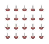 Pack of 20 Adjustable Height Strong Not Slip Protector Noise Reducing Furniture Leveling Pad for Hardwoods Concrete Heavy Duty Furniture Leveling Pad