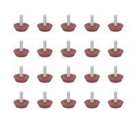 Pack Of 20 Adjustable Height Strong Not Slip Protector Noise Reducing Furniture Leveling Pad For Hardwoods Tile Concrete Not Slip Furniture Adjusters