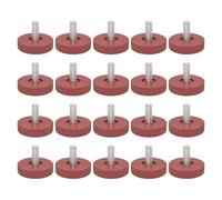 Pack of 20 Adjustable Height Strong Not Slip Protector Noise Reducing Furniture Leveling Pad for Hardwoods Concrete Heavy Duty Furniture Leveling Pad