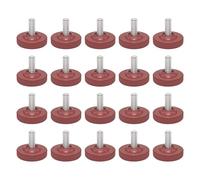 Pack Of 20 Adjustable Height Strong Not Slip Protector Noise Reducing Furniture Leveling Pad For Hardwoods Tile Concrete Not Slip Furniture Adjusters
