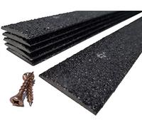Pack of 20 Anti Slip Decking Strips 50mm x 1000mm Black