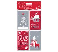 Pack of 20 Christmas Coordinating Kraft Gift Tags, Z-ANXAHGT1033