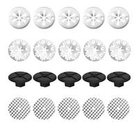 Pack of 20 clamping discs, heat protection plate repair kit, practical clamping discs, heat protection plate, metal star discs, clamping disc for mounting heat shields under the bonnet of a car