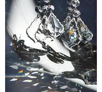 Pack of 20 Clear Crystal Maple Leaf Chandelier Prisms Suncatcher Pendants Hanging Connected Glass Octagon Beads for Chandelier Christmas Tree Decor(63mm)