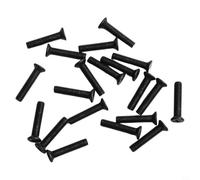 Pack of 20 Fixing Screws M5 M6 Left Hand Thread 22mm 25mm for UNF Drill Chuck Adapter Metal Fastening Solutions (M5x25mm)