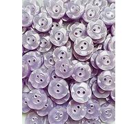 Pack of 20 Fruit Gum Baby Buttons - 11mm, 14mm, 17mm - Assorted Pink Blue Lemon Mint White Lilac Peach Cream - Simply Sew Crafty™ (Lilac, 17mm)