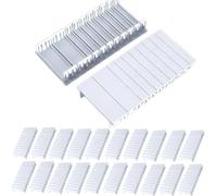 Pack of 20 Fuse Box Cover Strips - Blank Cover for Distribution Box - Compatible with F-Tronic, Hager, Hensel - Separable & Combinable - Module Slots Cover for Power Box