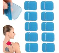 Pack of 20 gel pads, high-quality material, easy to use, reusable, suitable for Beurer Em 59 devices, 4.5 x 4.5 cm