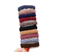 Pack of 20 Hair Bobbles for Women, Scrunchies Hair Rings Braid Scrunchies Hair Accessories Hair Bands Seamless Elastic Bands Hold Elastic Thick Bands for Ponytail Holder, Party, Rhombus Colourful