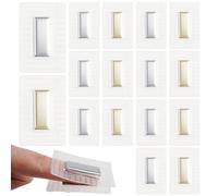 Pack of 20 Hidden Magnets for Sewing, 25 x 10 x 2 mm Invisible Magnetic Buttons, Magnetic Buttons for Sewing, Fabric, Curtain, Clothing, Handbags, Leather Craft, Pocket Lining, DIY Sewing