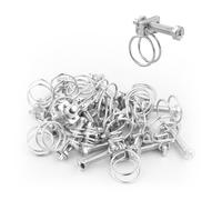 (Pack of 20) KCT 13-16mm Double Wire Adjustable Hose Clip Pipe Screw Clamps