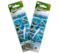 Pack of 20 - LR41/AG3 Eunicell 1.5V Button Coin Cell Alkaline Batteries - Suitable for use in LED lights, Digital Voice Recorders, Toys, Blood Glucose, Cholesterol Testing, Meters, Toys