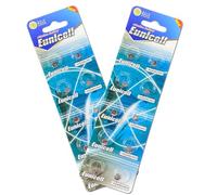 Pack of 20 - LR521/AG0 Eunicell 1.5V Button Coin Cell Alkaline Batteries - Suitable for use in LED lights, Digital Voice Recorders, Toys, Blood Glucose, Cholesterol Testing, Meters, Toys