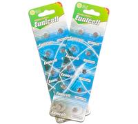 Pack of 20 - LR621/AG1 Eunicell 1.5V Button Coin Cell Alkaline Batteries - Suitable for use in LED lights, Digital Voice Recorders, Toys, Blood Glucose, Cholesterol Testing, Meters, Toys