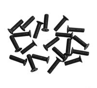 Pack of 20 M5 M6 Left Hand Thread Screws 22mm 25mm for UNF Drill Chuck Adapter Metal Screws Suitable for Mechanical and Industrial Use (M6x22mm)