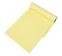 [Pack of 20] Memory Aid A4 Yellow 50 Sheet Paper Notepad Refill Legal Lined Writing Pads