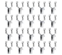 Pack of 20 Metal Y Shape Plant Branch Support Clips for Fruit Trees Delicate Vegetable Rust-Covered Garden Stake Holder Branch Spreader for Fruit Trees