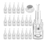 Pack of 20 Microneedling Needles, Replacement Derma Pen Micro Needles, Micro Nano Needles Cartridges Replacement Parts, Microneedling Device Replacement Needles Needle Cartridge for Skin Recovery